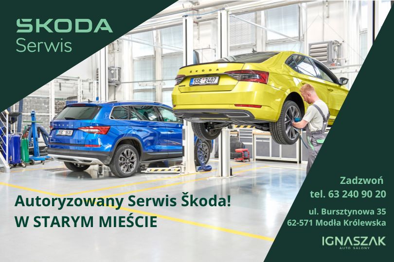 Serwis Škoda Konin – autoryzowany punkt obsługi marki Škoda 